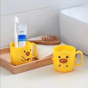 Children Duckie Music Note & Heart Design Cup Set
